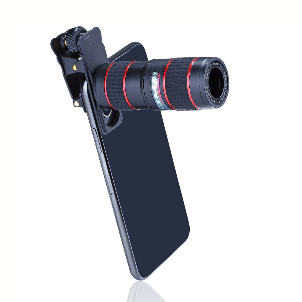 12x Optical  Lens Telescope Telephoto Clip On For Mobile Cell Phone