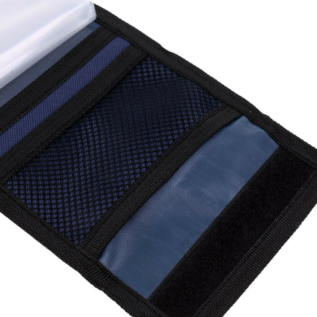 12 Clear Pouch Fly Fishing Tackle Bag Fishing Line Tippet Leader Wallet Bag