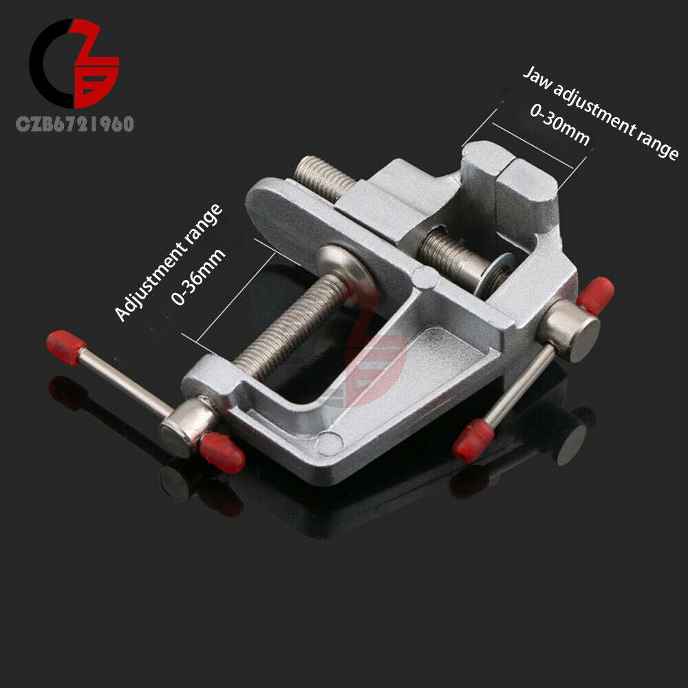 DIY Aluminum Alloy Bench Vise Mold Fixed Repair Tool Vise Mini Bench Table Vise