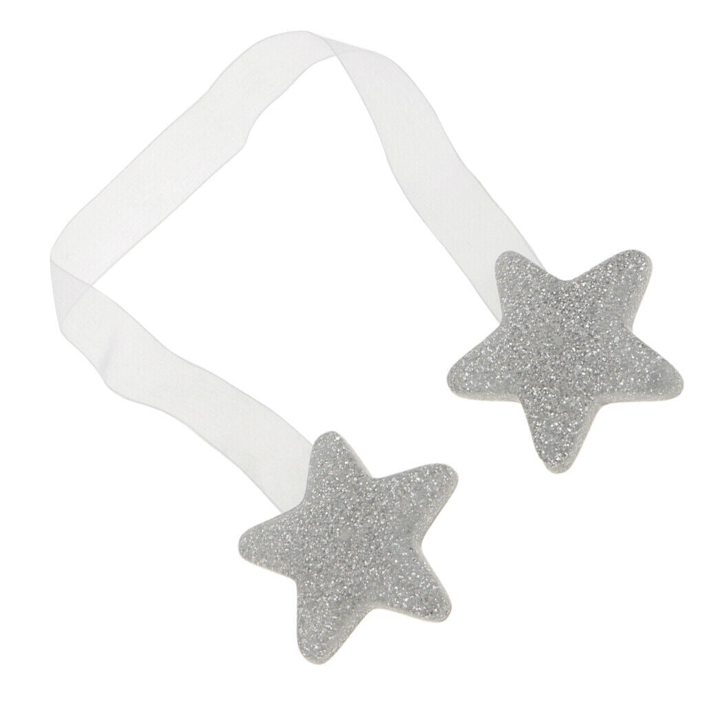 American European Style Star Curtain Tiebacks Holdbacks Tiers Brace Clips Holder
