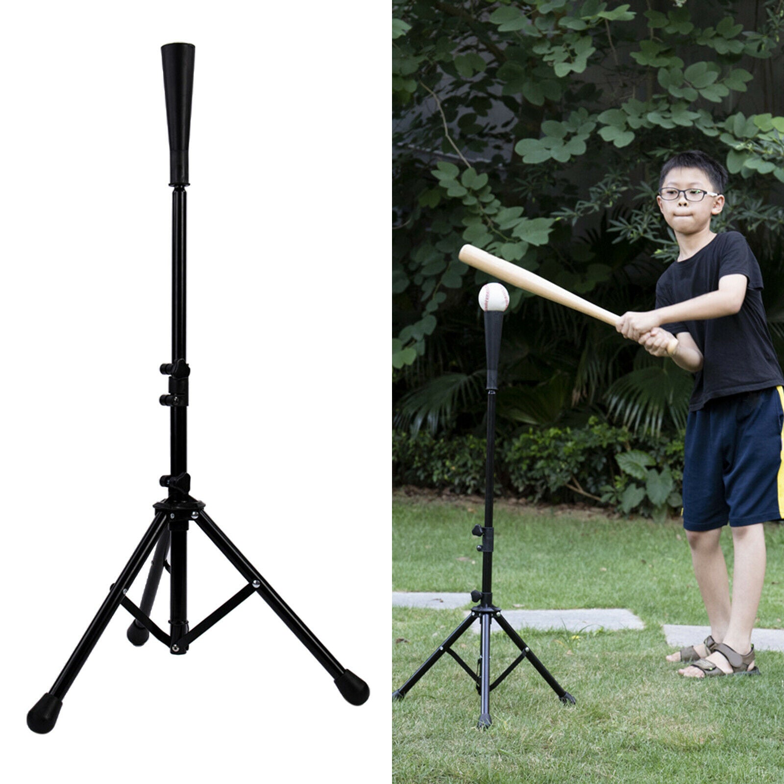 Athletic Tee Hitting Works Baseball Softball Girls Outdoor Travel Batting