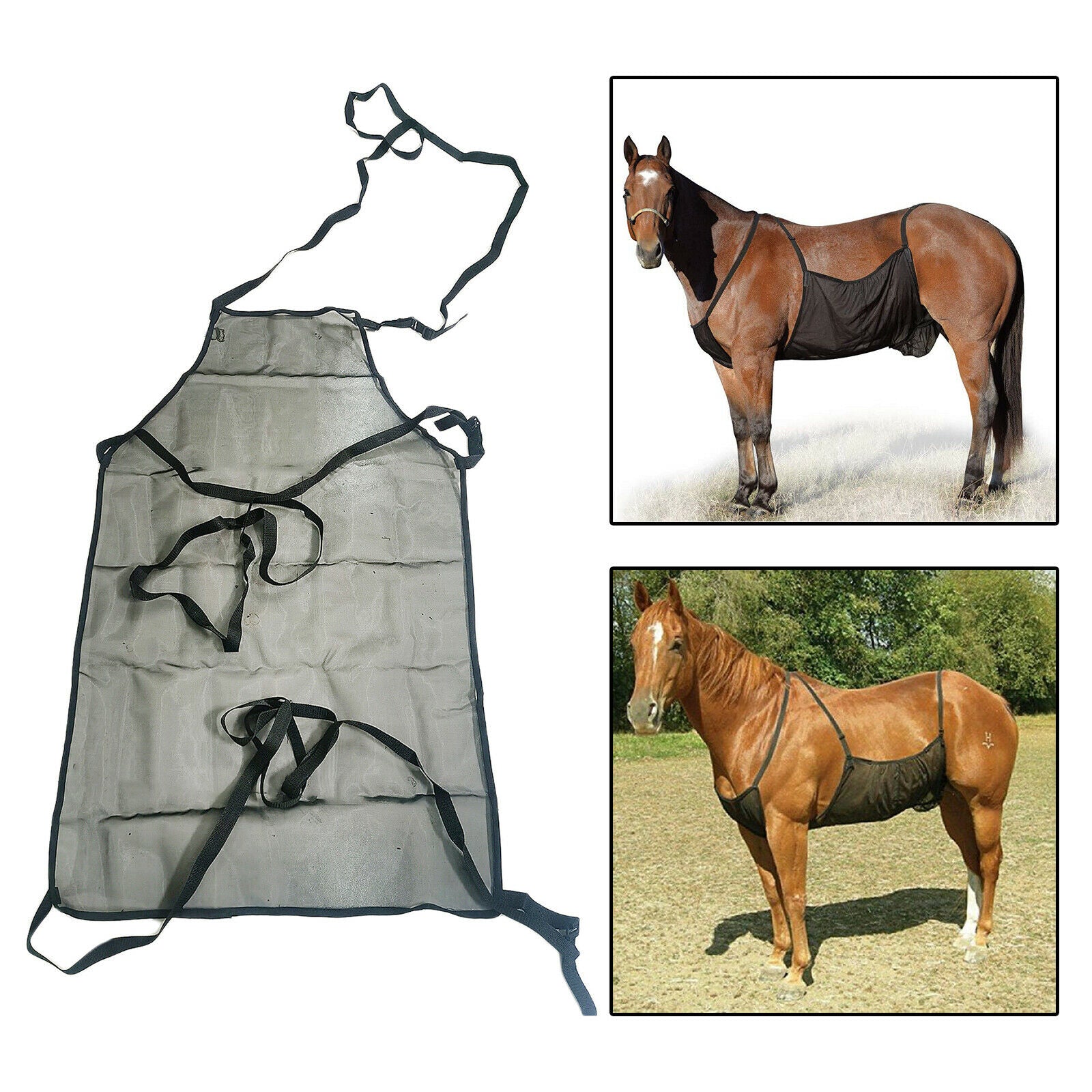 Fly Rug Horse Protection Belly Guard Sheet Abdomen Coverage Blankets Sheets