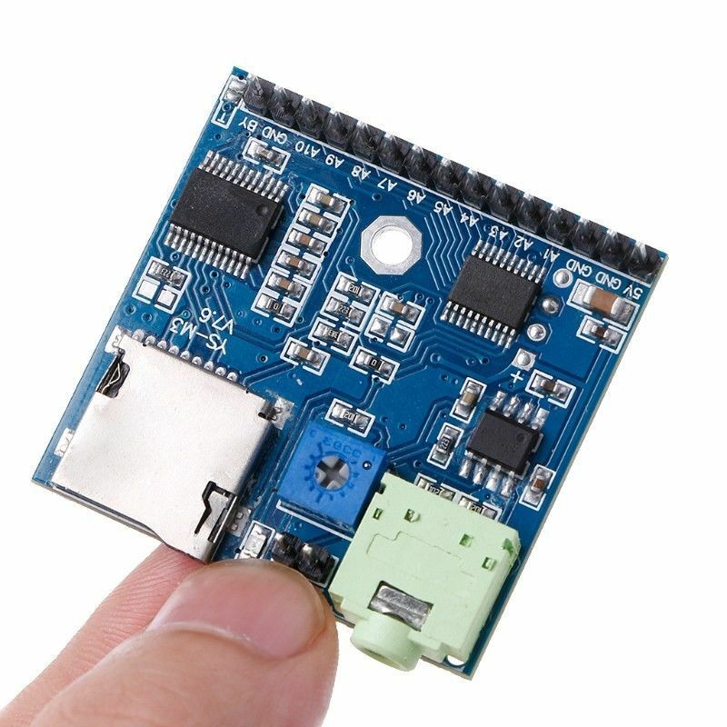 MP3 Voix Module SD / Tf Diffusion Trigger Lecteur + Haut Parleur F Scm Mcu Ui L