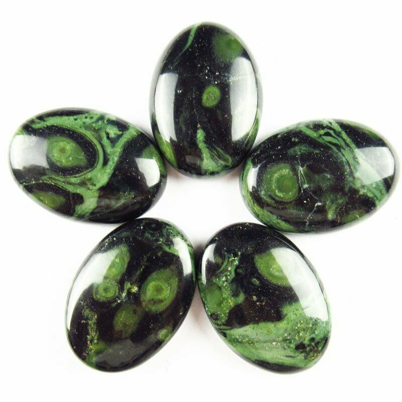 8pcs 25x18x6mm Natural Kambaba Jasper Oval Cab Cabochon 40g A-250JM