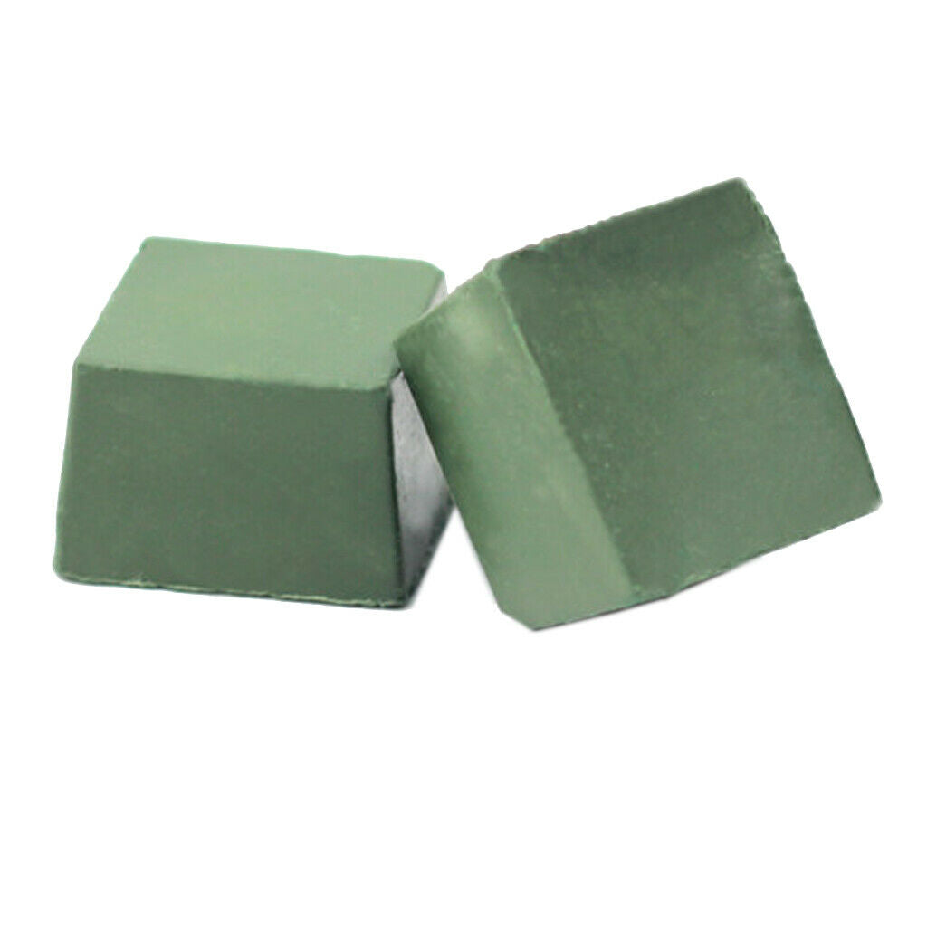 30x30mm Green Rouge Abrasive Polishing Paste Buffing Compound Metal Grinding