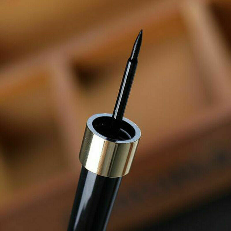 Black Make Up Liquid Eyeliner Waterproof Eye Liner Pencil Pen Comestics Set 12ml