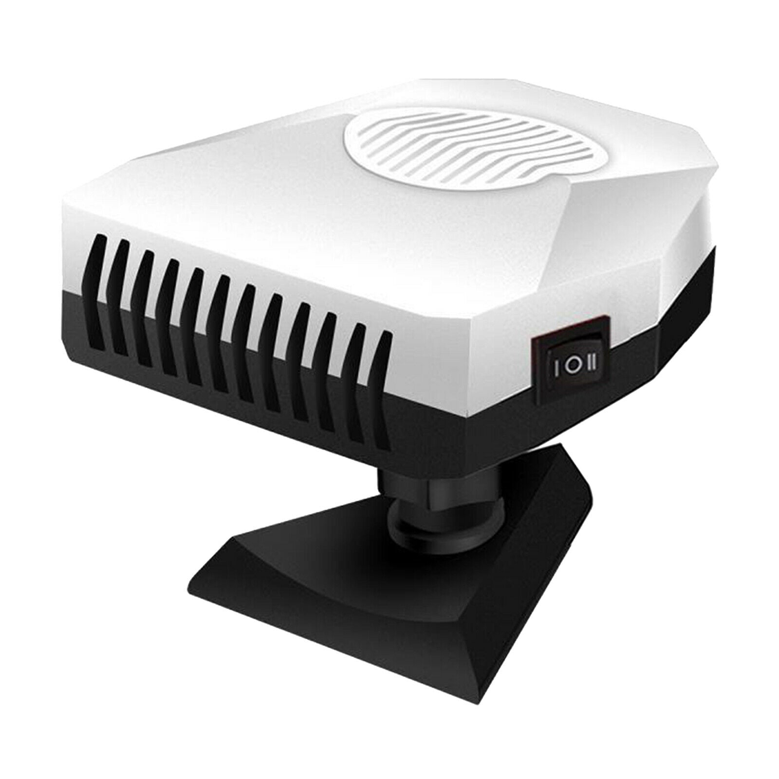 Plug In 150W Truck Auto Car Heater Heating Fan Defogger Demister White