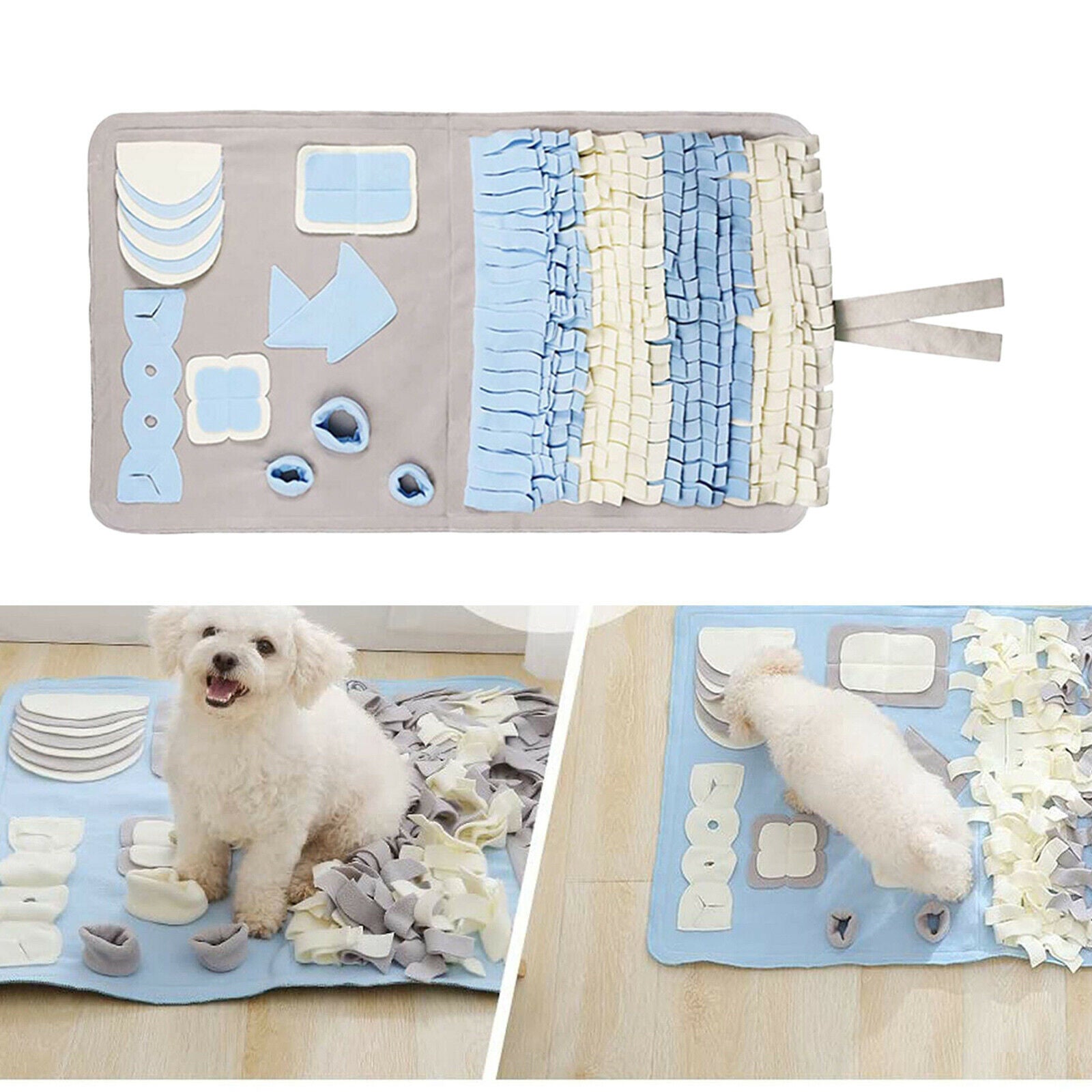 Snuffle Mat Dogs Puzzle Dispenser Toys Dogs Bowl Use Animals Indoor Outdoor