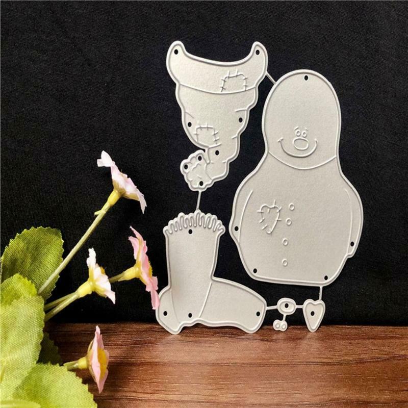 Winter Snowman Cutting Die High Quality Carbon Steel Paper Art Cutting Template