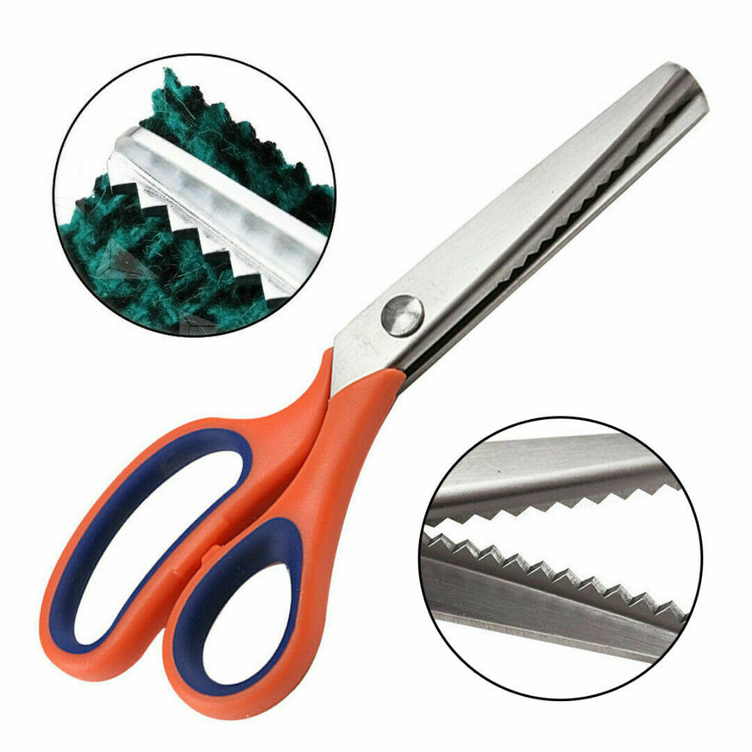 Professionnel Denteler Cisaillement Tailleur Tissu Sew Robe Faisant Ciseaux Zig