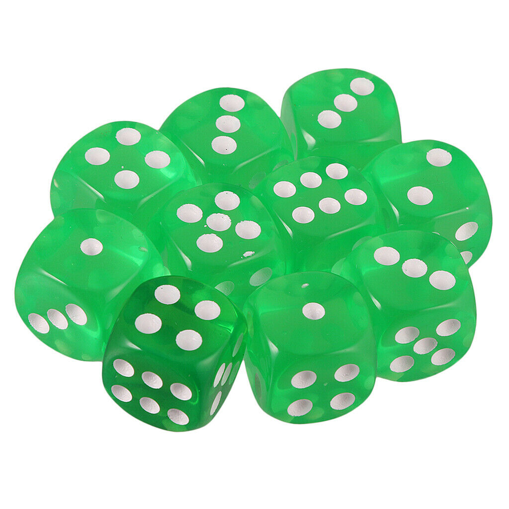 20 Pieces Six Sided Dice Digital Dice D6 Set for DND RPG Role Playing Games
