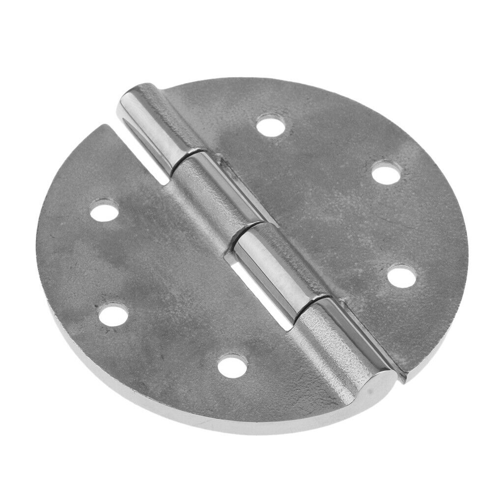 Stainless Steel 316 G Round Hinge Marine Boat Caravan Hinge 68mm Diameter