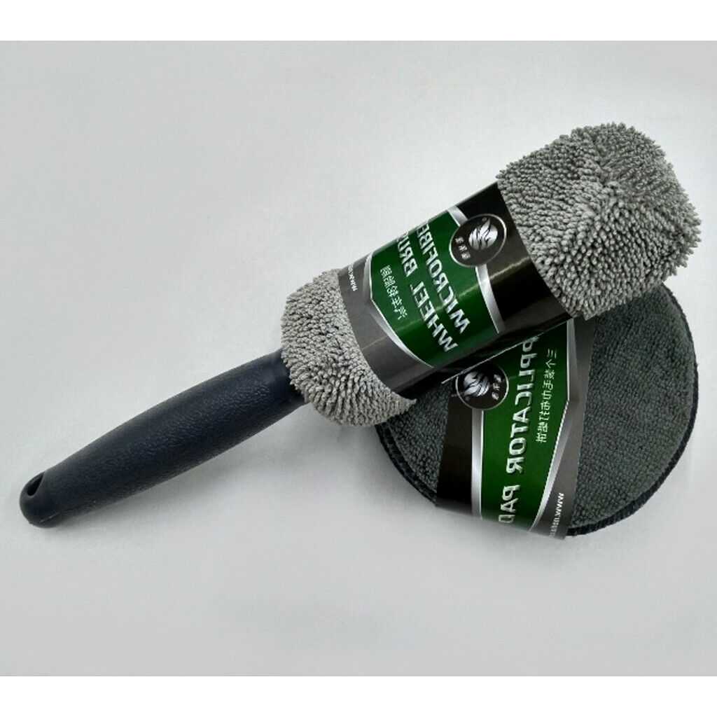9in1 Car Cleaning kit Supplies Cleaning Mitt Sponge Block Tire Brush Set