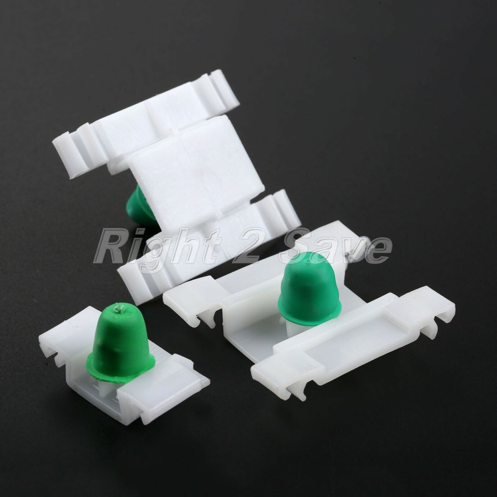 Car 2x Half Clips & 10x Clips Consisting of Long/Short Stem Fit for MK3 Golf