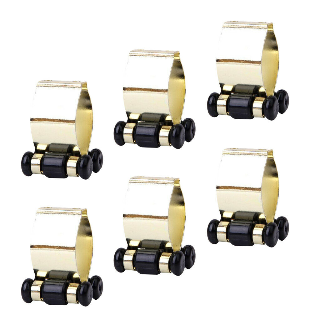 6Pcs/Lot Pool Cue Billiard Stick Rack Clips - Duarble Metal - Billiards Cue Wall