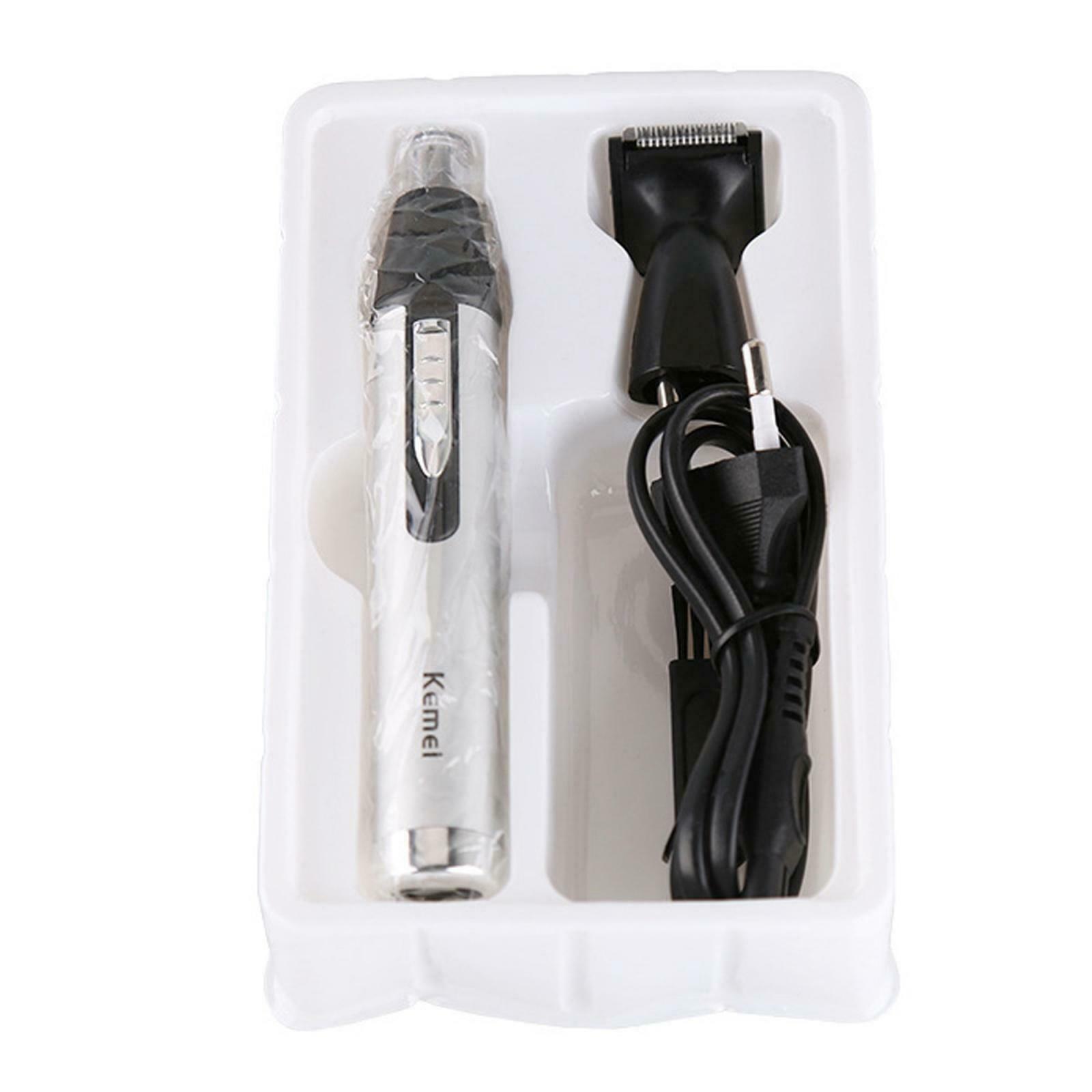 Professional Electric Ear and Nose Hair Trimmer Dual Edge Blades for Men