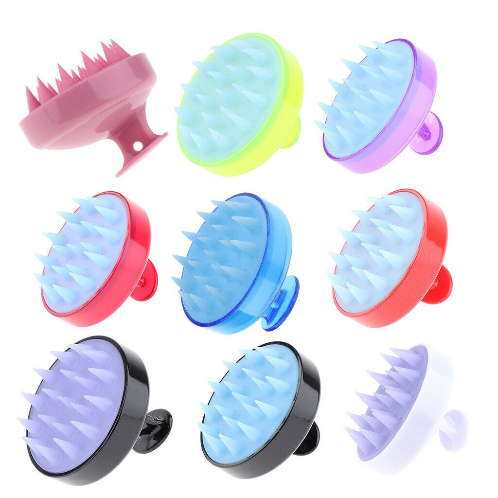 2x Hair Scalp Massager Shampoo Brush Shower Head Massage for Men Women Kids