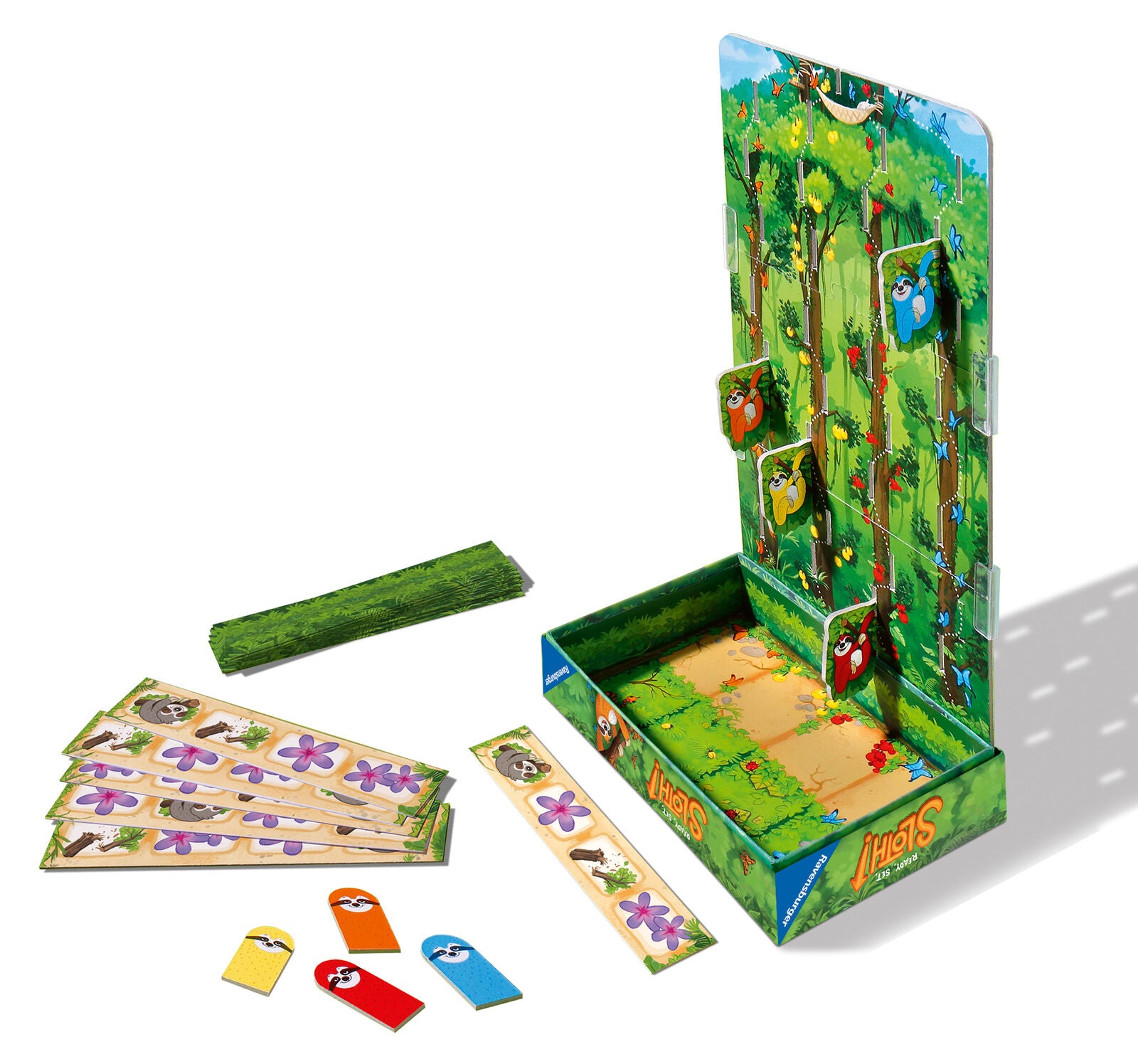 20577 Ravensburger Ready Steady Sloth Travel Game Children Kids Age 4 Years+