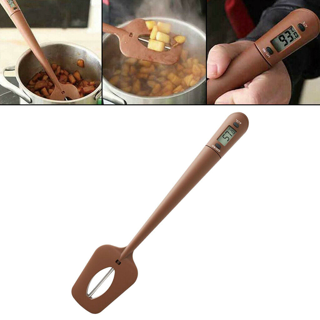 Kitchen Professional Digital Spatula Thermometer for Chocolate Syrups BBQ