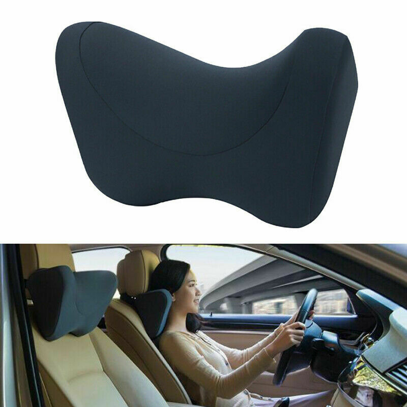 1X SUV Car Seat Rest Neck Pillow 85D Memory Foam Ergonomic Soft Headrest Support