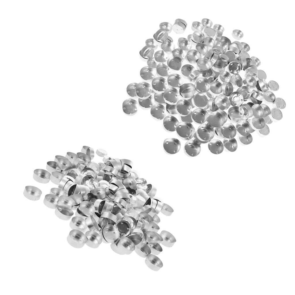 Pack of 400 Tealight Cups Bulk Aluminum Tealight Cans Tealight Empty