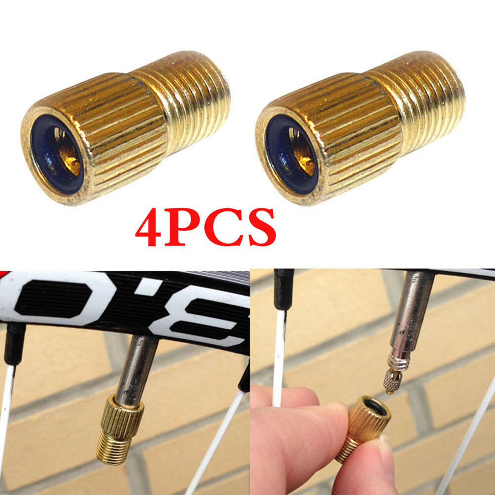 4Pcs/Set To Valve Adapter Converter Road Bike Bicycle Pump Tube 1. VxJ'JIJ Fx