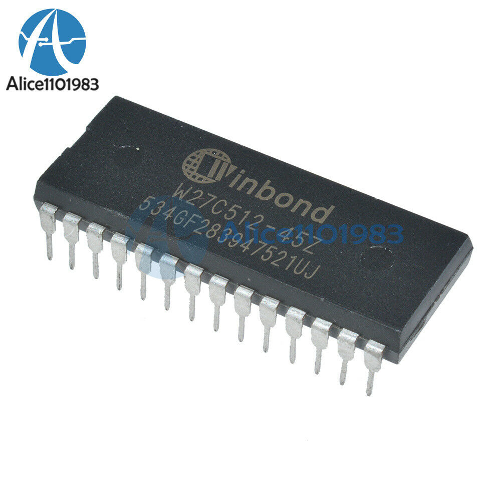 5PCS W27C512-45Z W27C512 DIP IC EEPROM 512KBIT 45NS Winbond EEPROMs