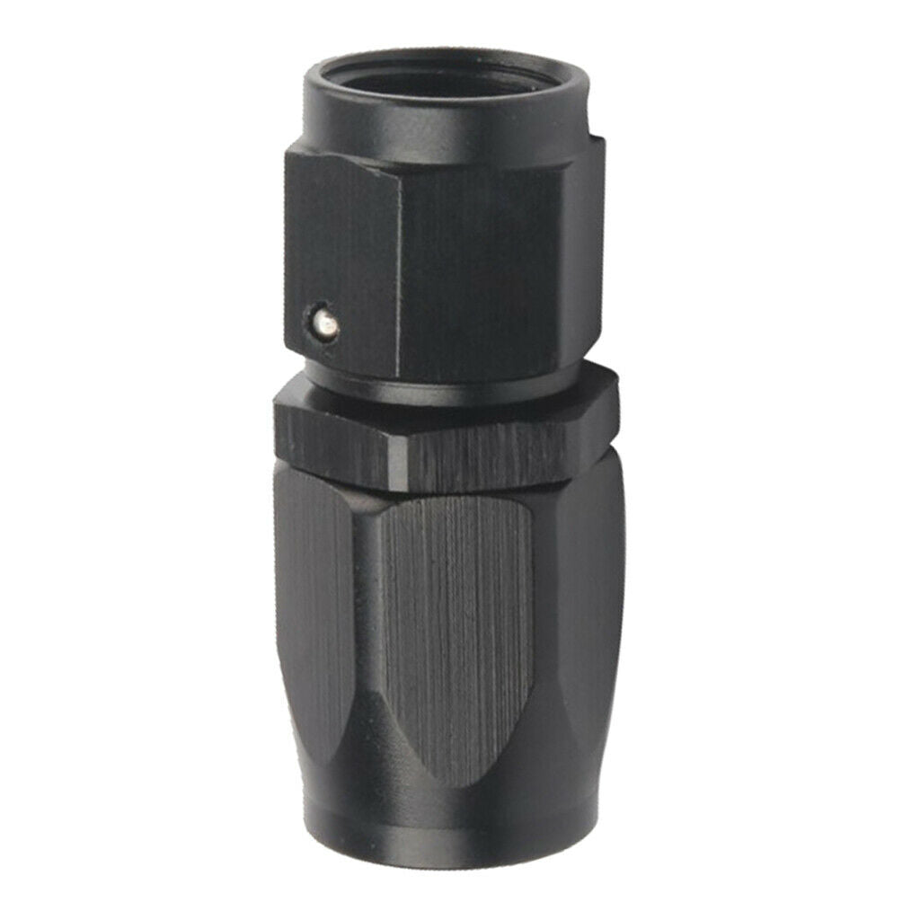 Universal Reusable Anoized AN 6 6AN Straight Black 0 Degree AN6 Hose End