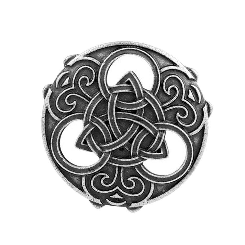 2 lot Ancient Viking Norse Celtic Brooch Collar Shawl Jewelry Buckle Pin