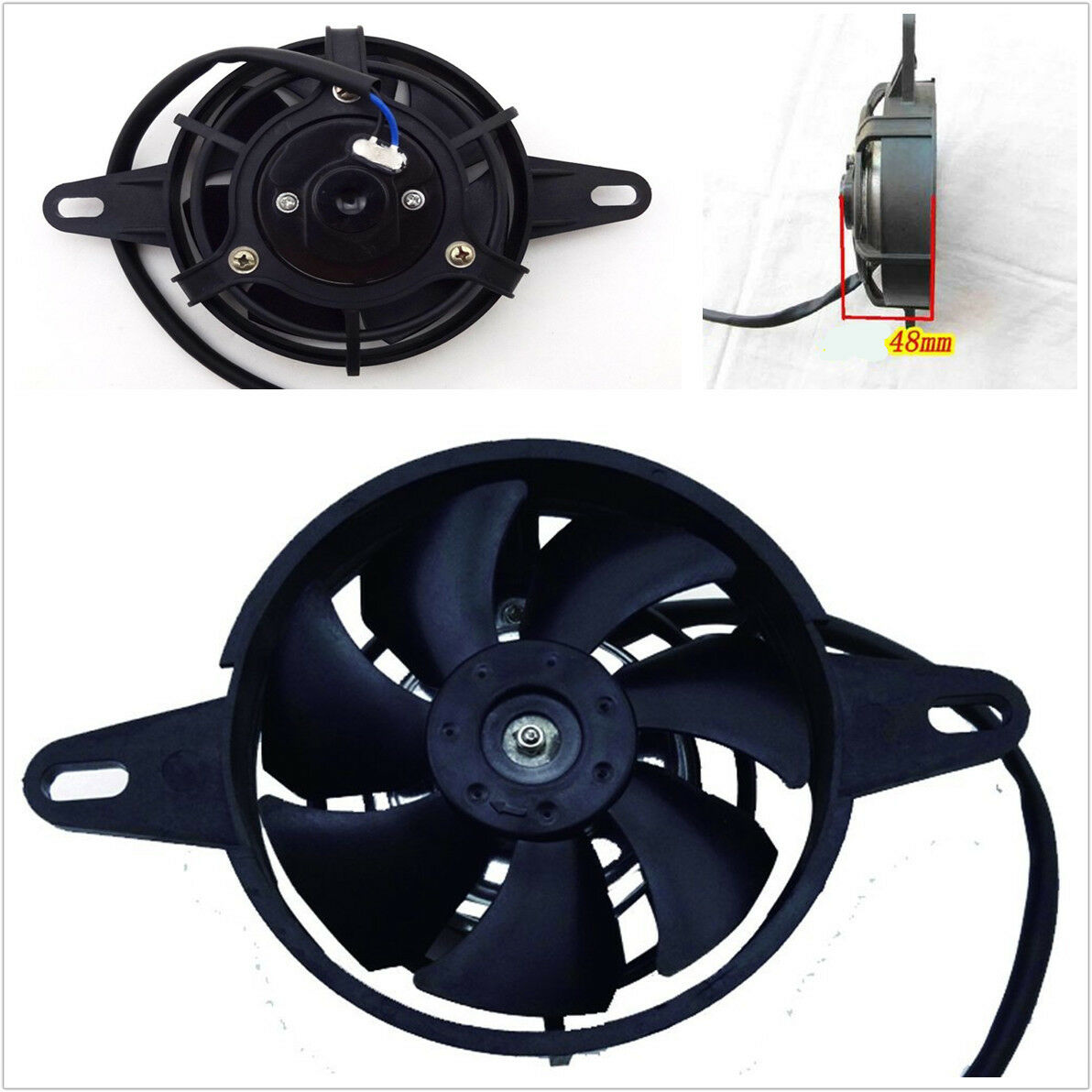 Motorcycle Electric Radiator Thermal Cooling Fan For Chinese 200/250 cc Quad ATV