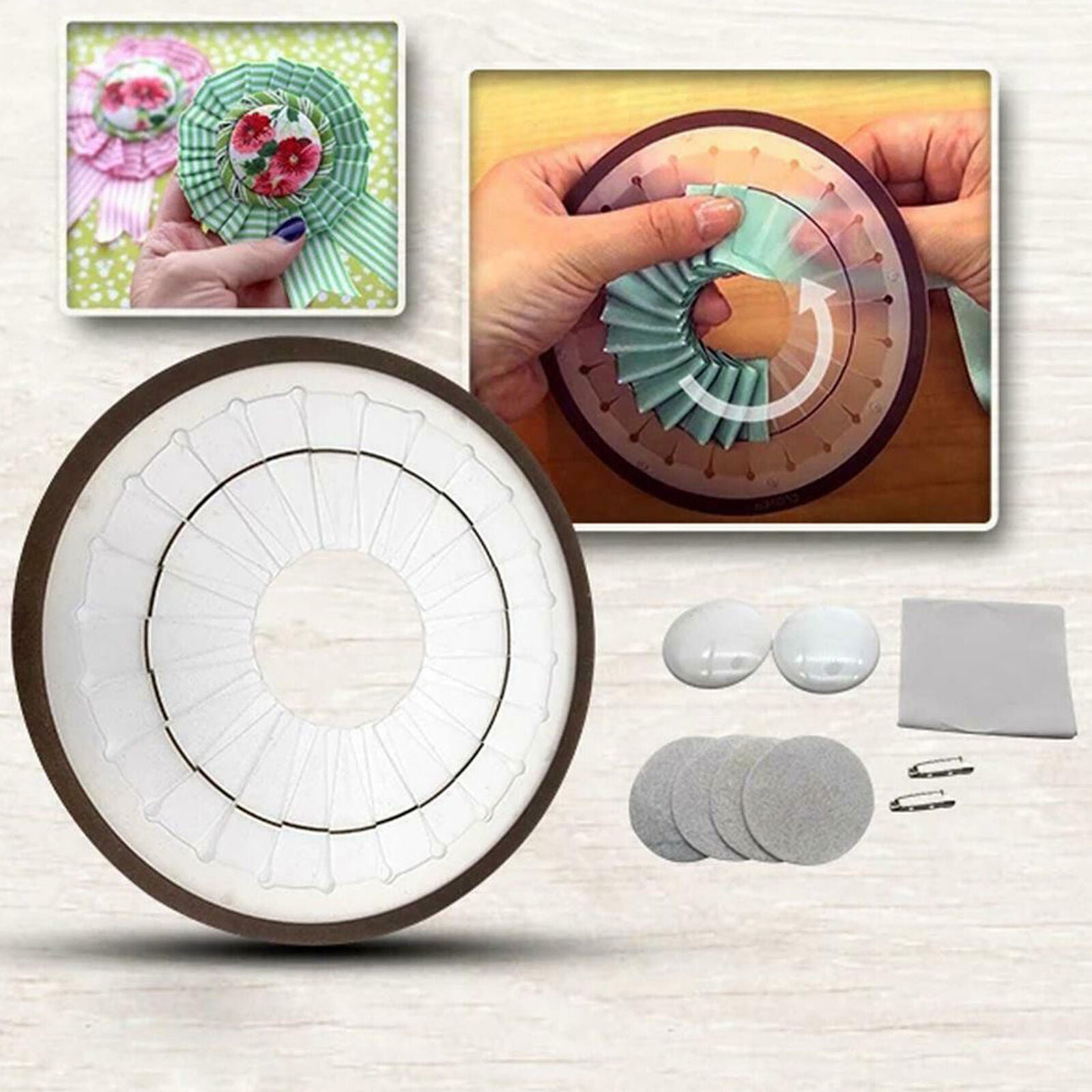 Rosette Maker Large Round Rose Brooch Maker Craft DIY Tools For Patchwork