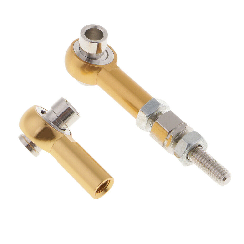 RC Metal Upgrade Parts Steering Linkage Pull Rod for HSP 94123/94103 Golden