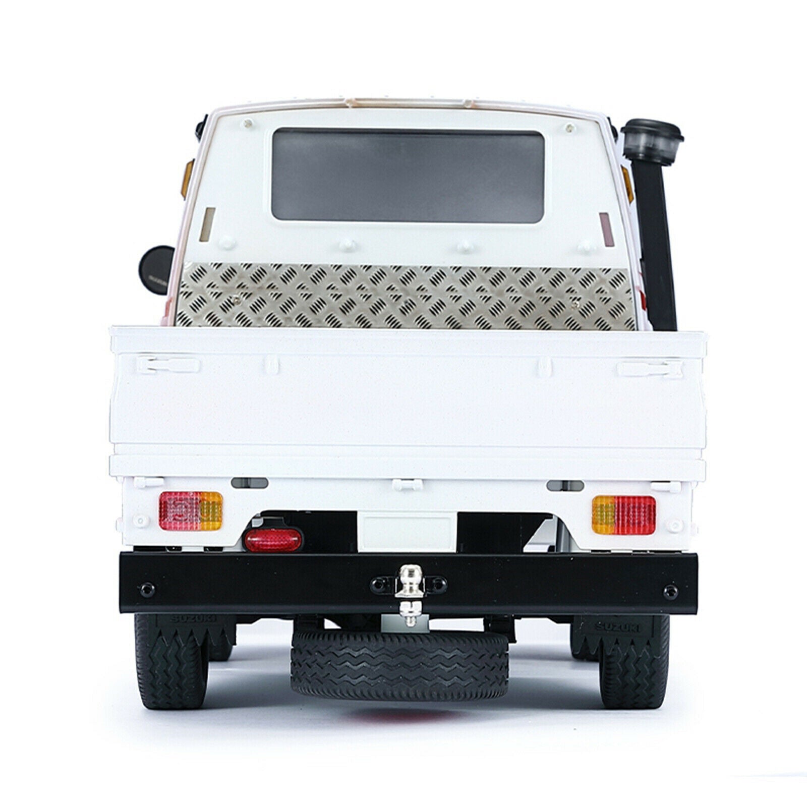 RC CNC Metal Rear Bumper Bull Bar for WPL D12 Pickup Truck RC Car Upgrade