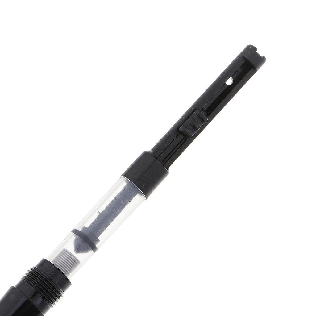 Metal Fountain Pen Golden Trim 0.38mm Stainless Steel Nib Business Gift Pen