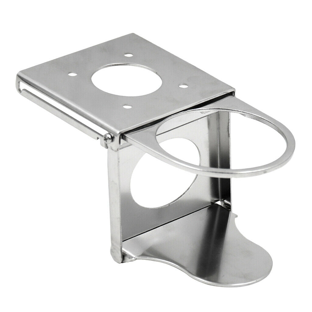 Adjustable Stainless Steel Folding Cup Holder for Boat Car