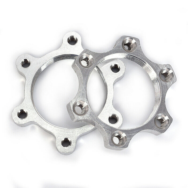 2*Bike Bicycle Freewheel Threaded Hubs Disk Disc Brake Rotor 6Bolt Flange.l8