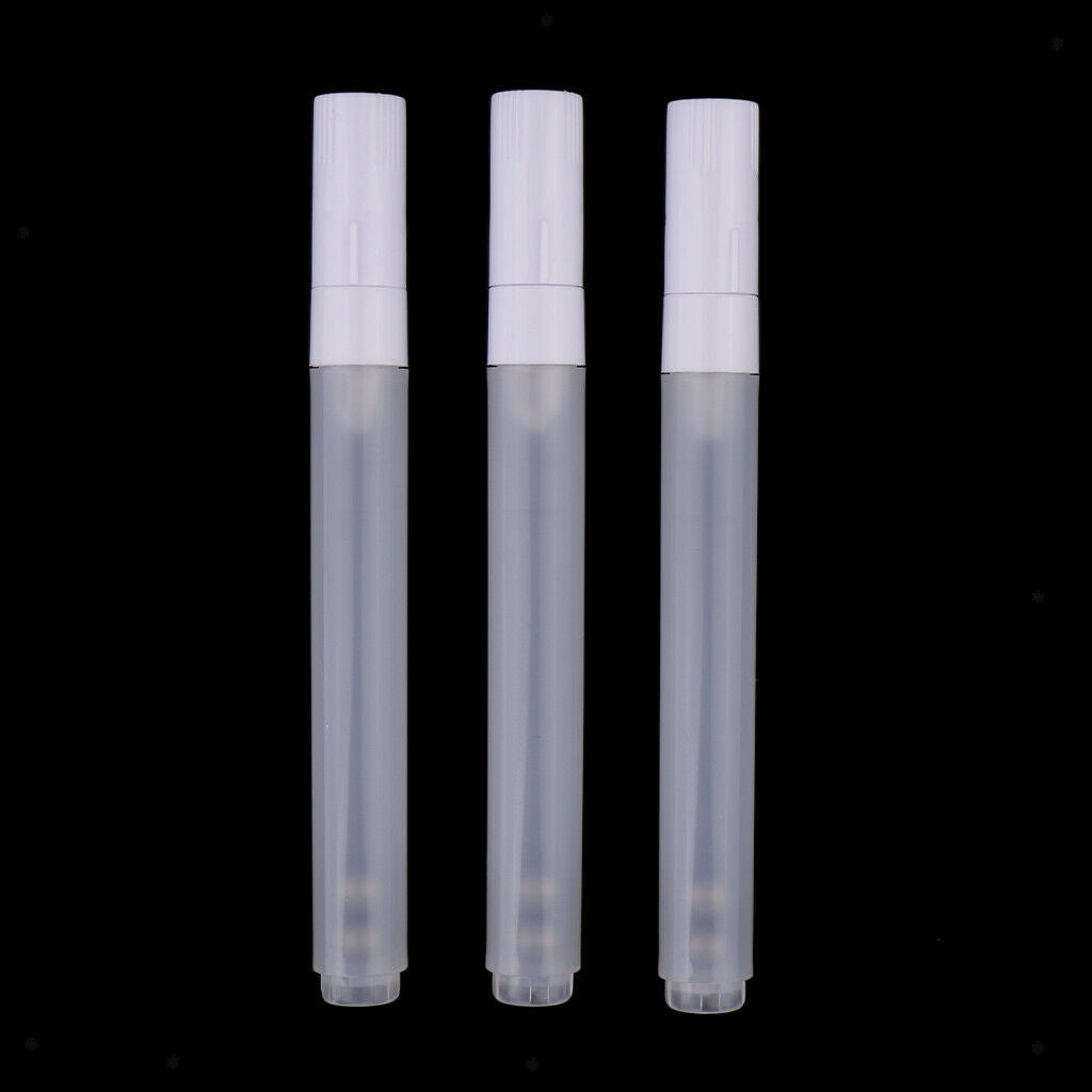 Lots 3 Refillable Oil Paint Empty Marker Pens Empty Pen Tube Paint Ink