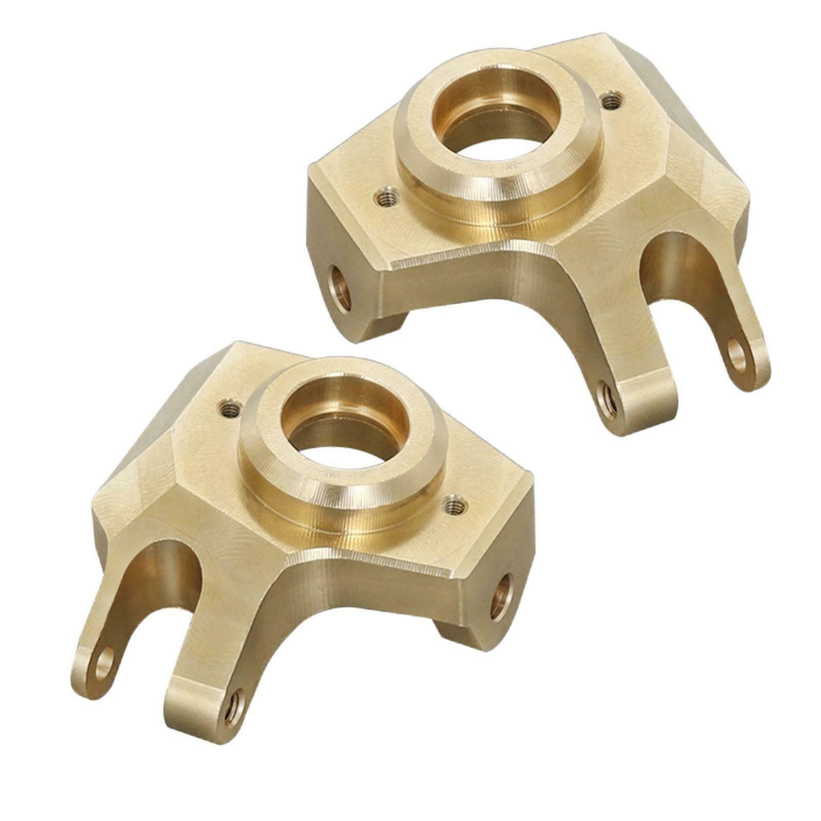 2Pack of 1:10 RC Car Brass Front Steering Knuckle Cup for Axial SCX10 II