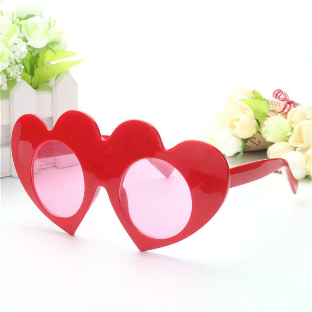 Romantic Heart Let it Snow Framed Plastic Glasses Woman Costume Accessories