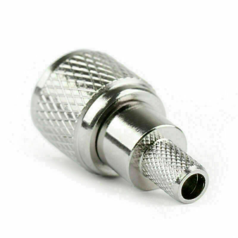 10X Mini-UHF Male Crimps Connector For RG-58/U Cable  Radio Antenna SP
