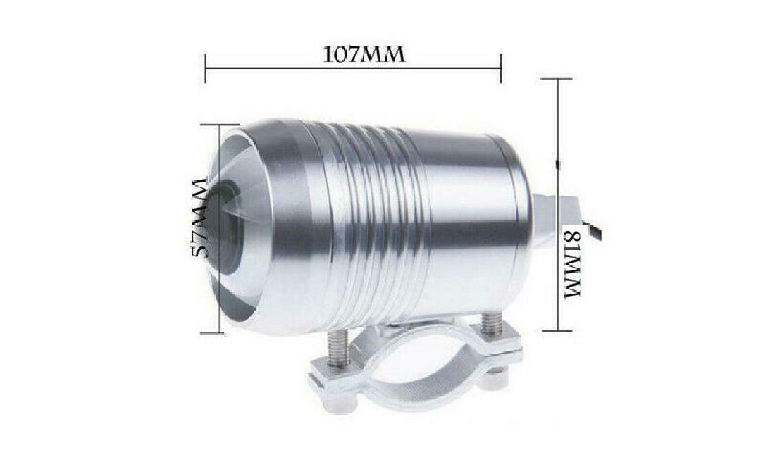 2pcs 30W LED Spot Light Waterproof Motorcycle Headlight Driving Fog Lamp