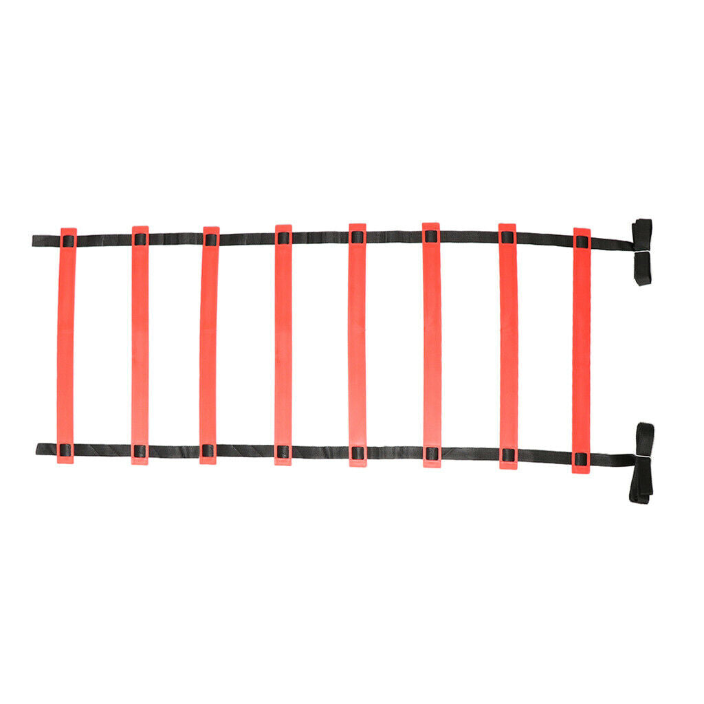 Flat Rung Agility Ladder for Soccer Football Rugby Training 13Ft Red
