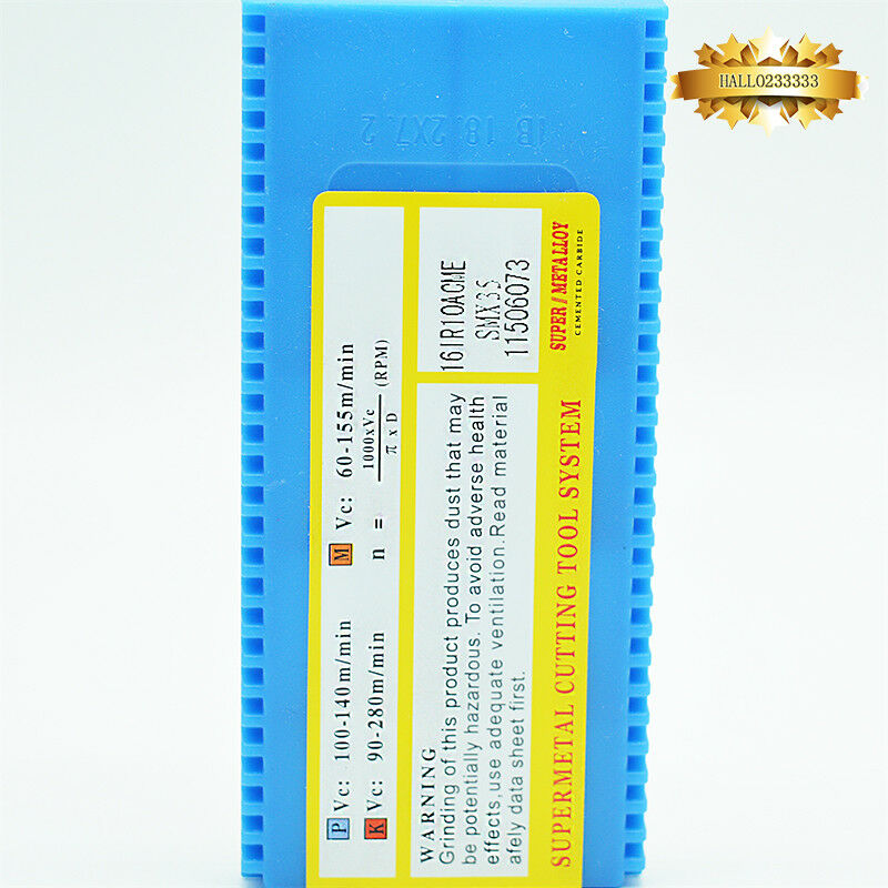 10* 16IR 10ACME SMX35 Carbide Insert For Threading Turning Tool Boring BAR CNC