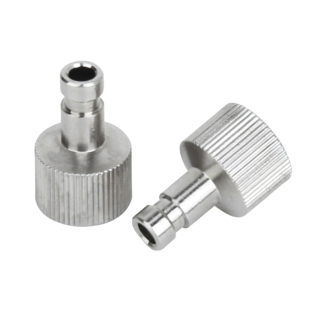 2pcs 1/8" Airbrush Quick Disconnect Coupler Hose Connector Release Adapter