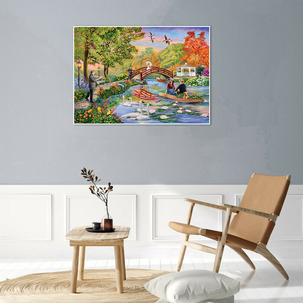5D DIY Easeful Garden Diamond Painting Full Drill Cross Stitch Embroidery @