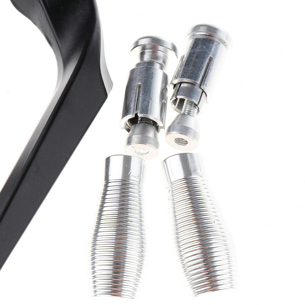 Aluminum Motorbike Brake Clutch Levers Protector Guard for Yamaha R3  White
