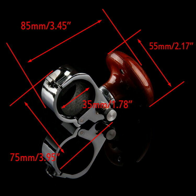 Auto Car Power Steering Wheel Aid Suicide Spinner Knob Handle Power Universal