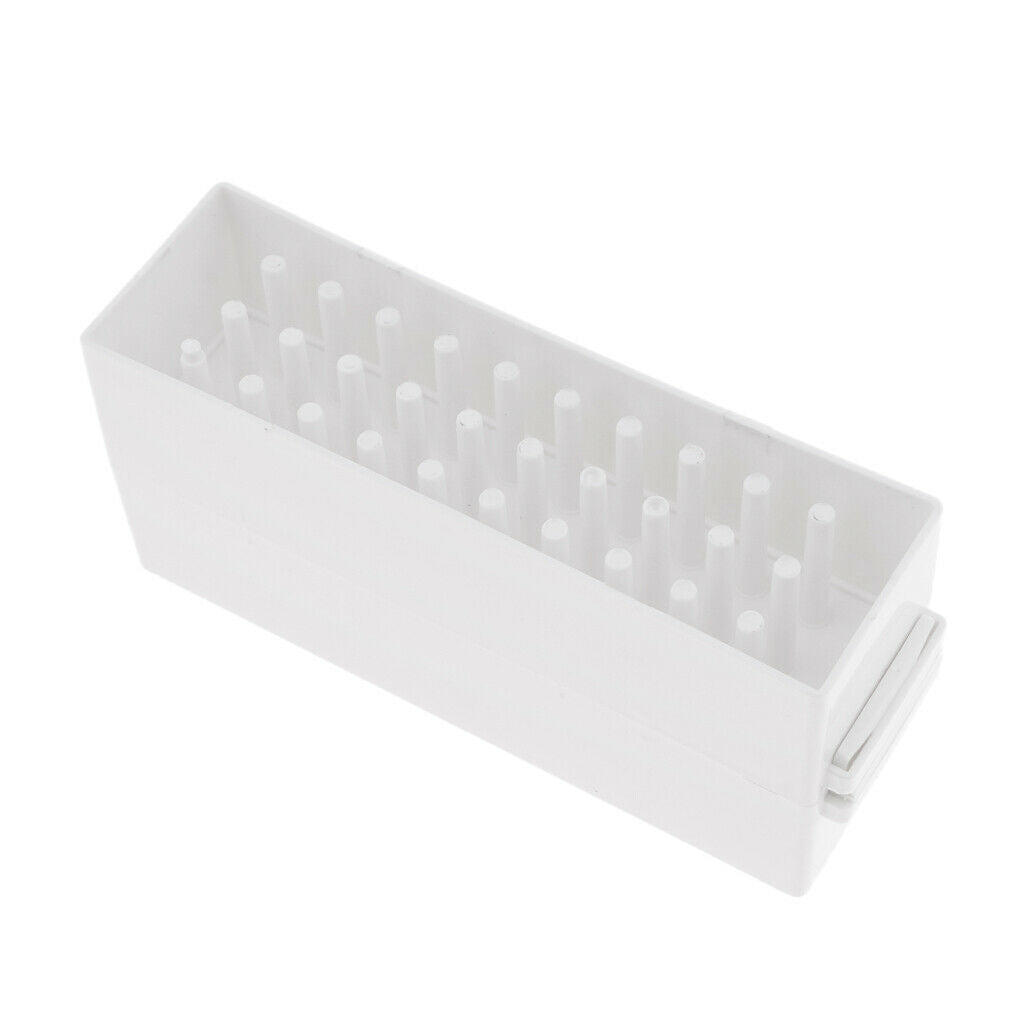30 Holes Nail Grinding Head, Nail Cutter Bits Holder Holder Stand Box, Suitable