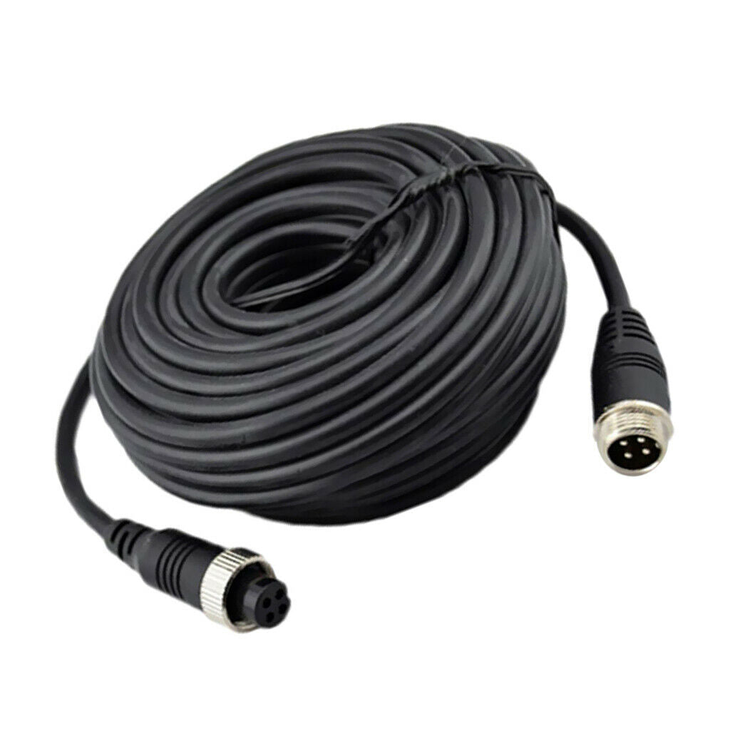 2 Pieces Video Extension Cable for Car Reverse Rear View Parking Camera - 5