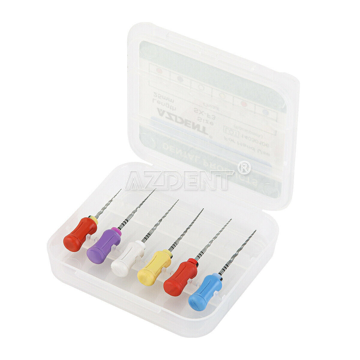 10X AZDENT Dental Endodontics NiTi Super Rotary File Hand Use SX-F3 25mm